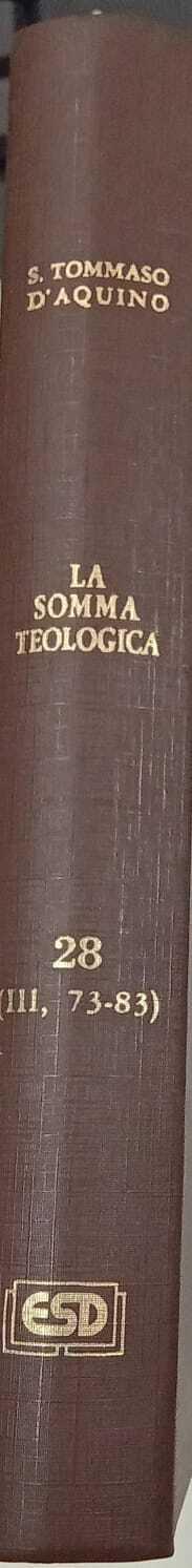 La somma teologica (vol. 28: l'eucarestia) - Tommaso d'Aquino (san) - copertina