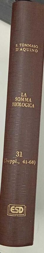 La somma teologica (vol.31: il matrimonio)