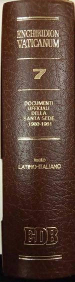 Enchiridion vaticanum (7. documenti ufficiali della Santa Sede 1980-1981)