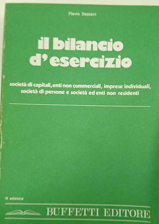 Il bilancio d'esercizio - copertina