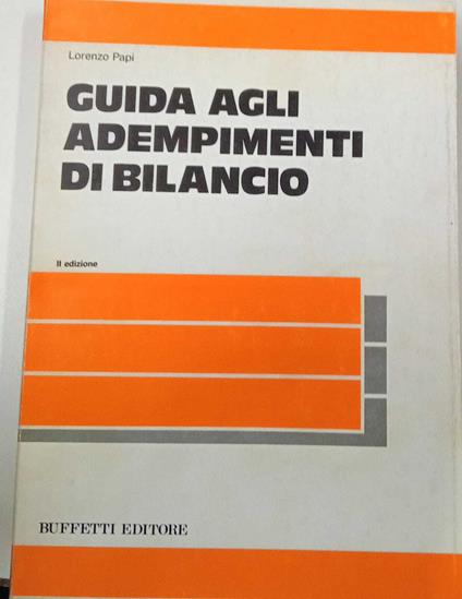 Guida agli adempimenti di bilancio - copertina