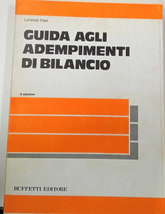 Guida agli adempimenti di bilancio - copertina