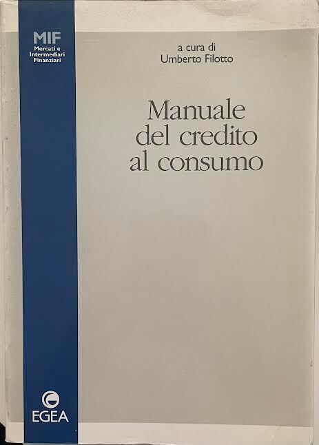 Manuale del credito al consumo - copertina