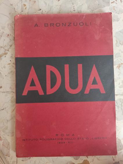 Adua - Anacleto Bronzuoli - copertina