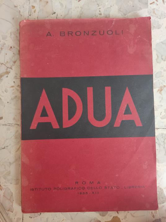 Adua - Anacleto Bronzuoli - copertina