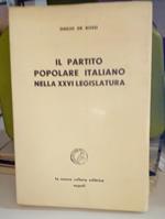 Il Partito Popolare Italiano nella XXVI legislatura