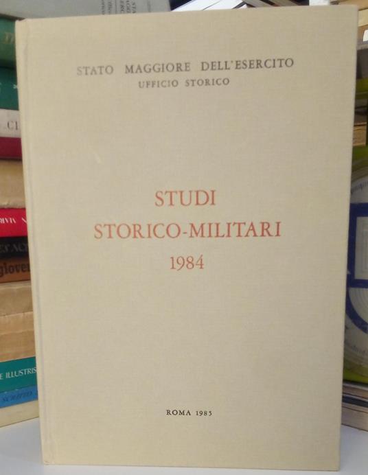 Studi Storico Militari 1984 - copertina