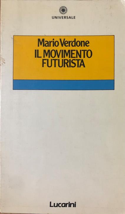 Il movimento futurista - Mario Verdone - copertina