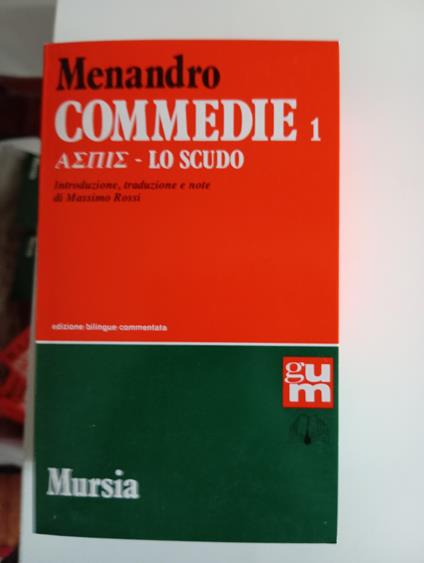 Commedie. Aspis-Lo scudo (Vol. 1) - Menandro - copertina