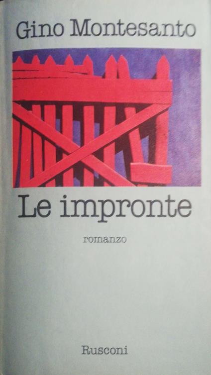 Le impronte - Gino Montesanto - copertina