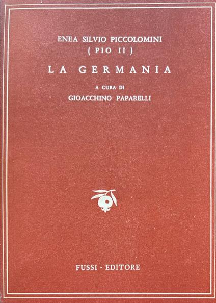 La Germania - Enea S. Piccolomini - copertina