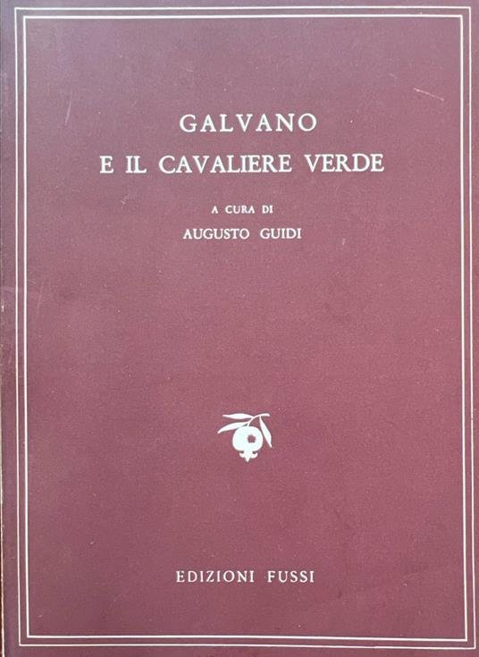 Galvano e il cavaliere verde - copertina