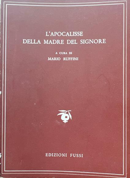 L' apocalisse della madre del Signore - copertina