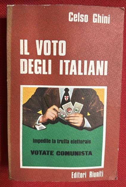 Il voto degli italiani - Celso Ghini - copertina