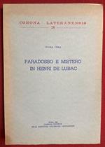 Paradosso e mistero in Henri de Lubac