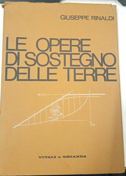 Le opere di sostegno delle terre - Giuseppe Rinaldi - copertina