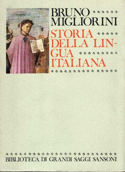 Storia della lingua italiana - Bruno Migliorini - copertina