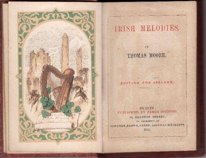 Irish melodies. Edition for Ireland - Thomas Moore - copertina