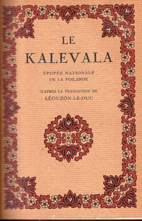 Le Kalevala Epopee nationale de la Finlande - copertina