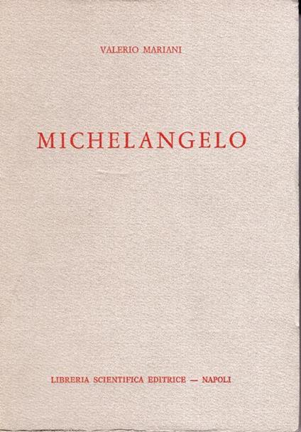 Michelangelo - Valerio Mariani - copertina