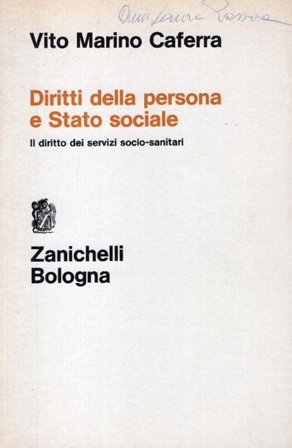 Diritti della persona e Stato sociale. Il diritto dei servizi socio-sanitari - Vito Marino Caferra - copertina