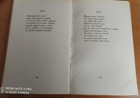 Il libro del forestiero poesie (Lo specchio) - Libero De Libero - 3