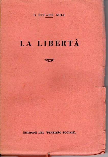 La libertà - John Stuart Mill - copertina