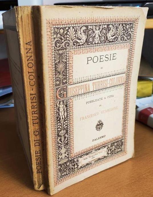 Poesie. Precedute da un discorso e da una notizia sulle varie edizioni di Francesco Guardione - copertina