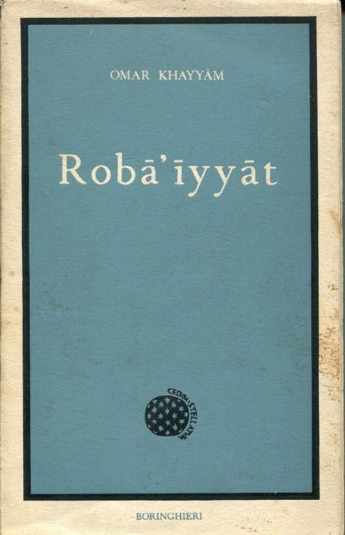Roba'iyyat - Omar Khayyam - copertina