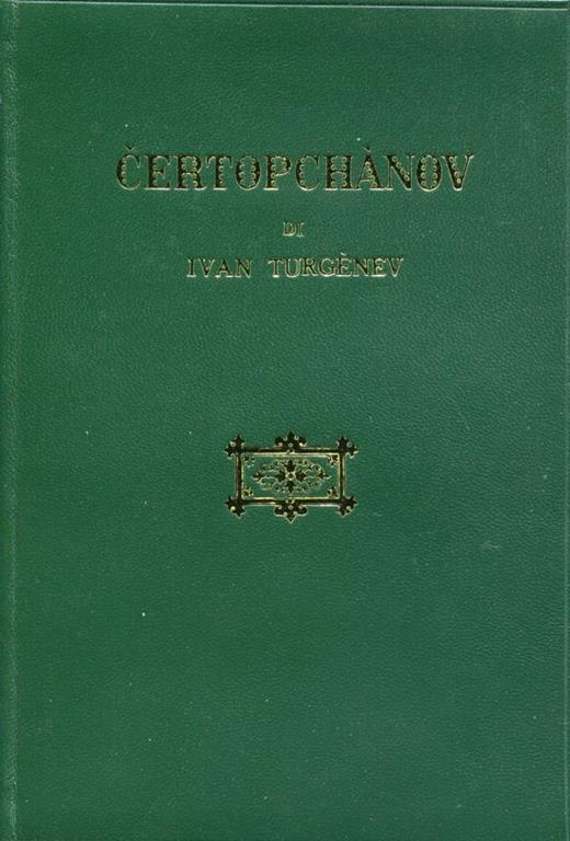 Certopchanov - Ivan Turgenev - copertina