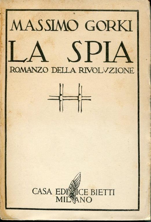 La spia, romanzo della rivoluzione - Massimo Gori - copertina
