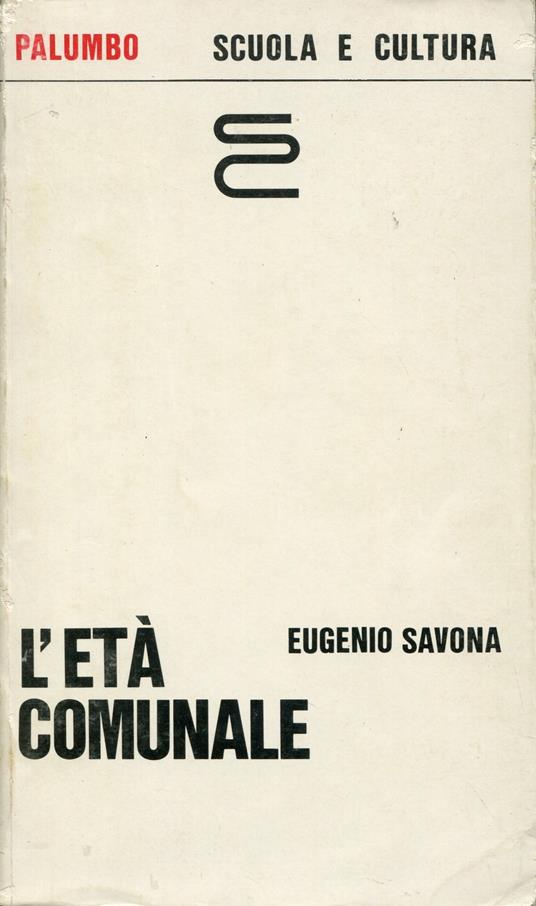 L' età comunale - Eugenio Savona - copertina