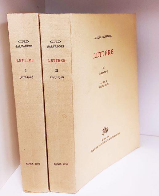 Lettere, Vol. I (1878 - 1906) Vol. II (1907 - 1928). A cura di Nello Vian - Giulio Salvadori - copertina