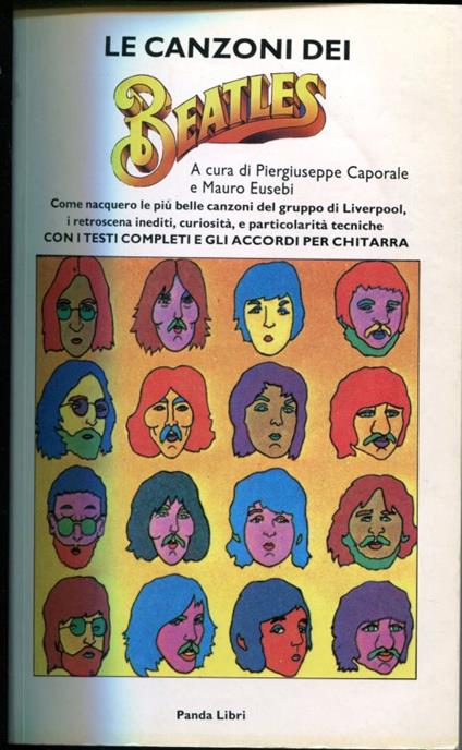 Le canzoni dei Beatles, a cura di Piergiuseppe Caporale e Mauro Eusebi - The Beatles - copertina