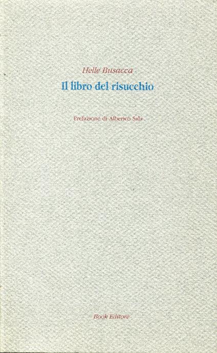 libro del risucchio : (1980-1990) - Helle Busacca - copertina