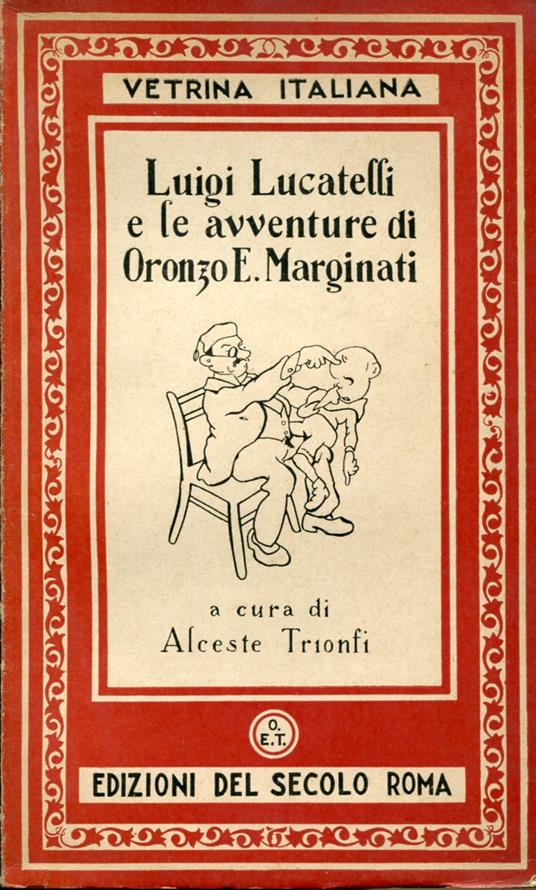 Luigi Lucatelli e le avventure di Oronzo E. Marginati - copertina