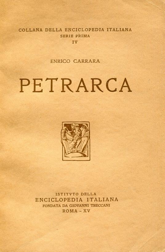 Petrarca - Enrico Carrara - copertina