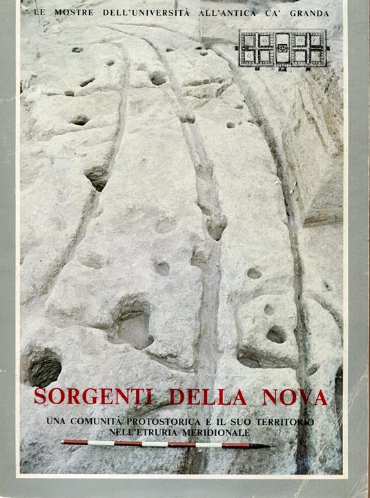 Sorgenti della Nova : una comunità protostorica e il suo territorio nell'Etruria meridionale : Università degli studi, Braccio est della Crociera, Cortile d'onore, Milano 1981 - Nuccia Negroni Catacchio - copertina