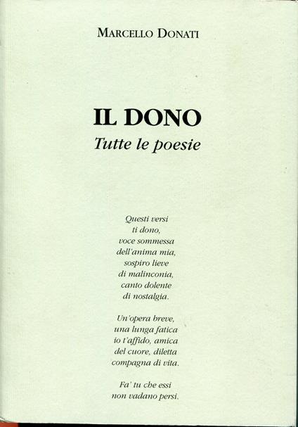 Il dono - Marcello Donati - copertina