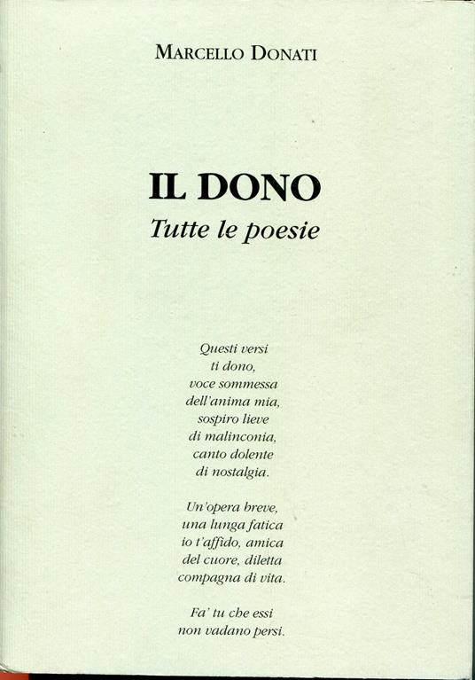 Il dono - Marcello Donati - copertina