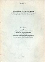 Sozialwissenschaft als politische Mission : Der Einfluss der amerikanischen Sozialwissenschaft auf den geistigen Aufbau der Bundesrepublik. Dissertation