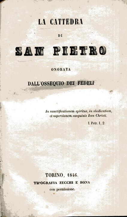 La cattedra di san Pietro onorata dall'ossequio dei fedeli - copertina