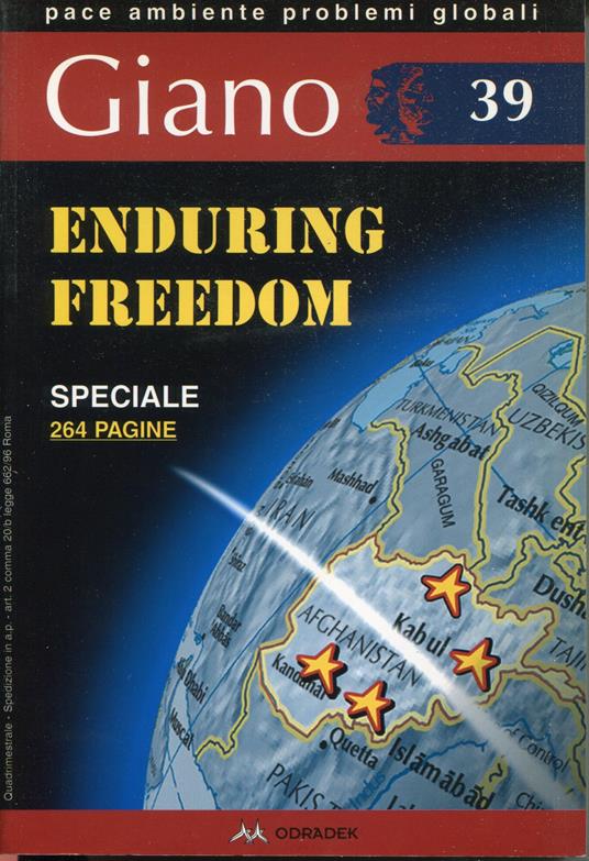 Giano: rivista quadrimestrale interdisciplinare, n. 39. Enduring Freedom - copertina