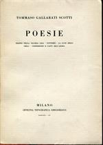 Poesie, Notturni, Silenzi nella vecchia casa, La luce degli umili, Confessioni e canti dell'anima. Ed. di 299 esempl. num