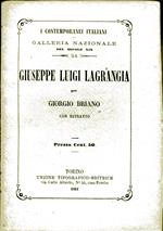 Giuseppe Luigi Lagrangia con ritratto