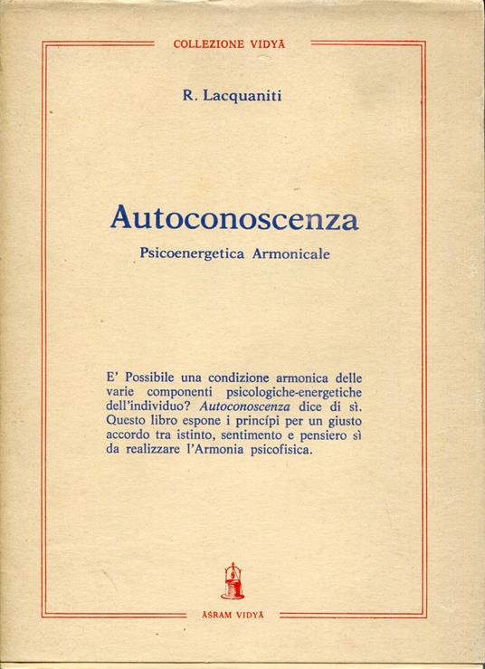 Autoconoscenza : psicoenergetica armonicale - Raphael - copertina