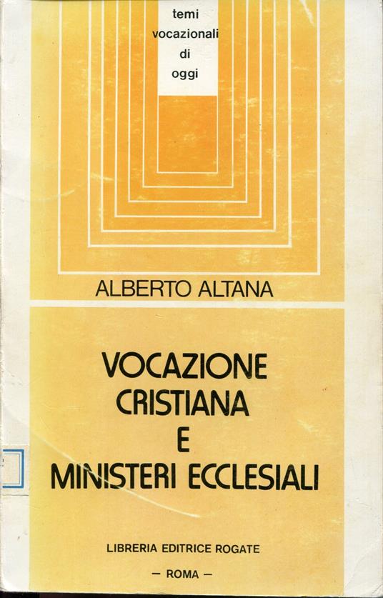 Vocazione cristiana e ministeri ecclesiali - copertina