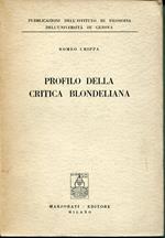 Profilo della critica blondeliana