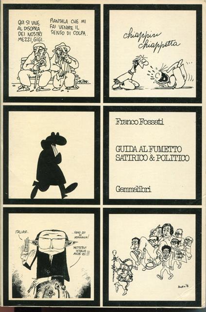 Guida al fumetto satirico e politico - Franco Fossati - copertina