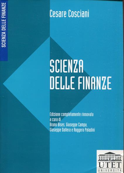 Scienza delle finanze - copertina